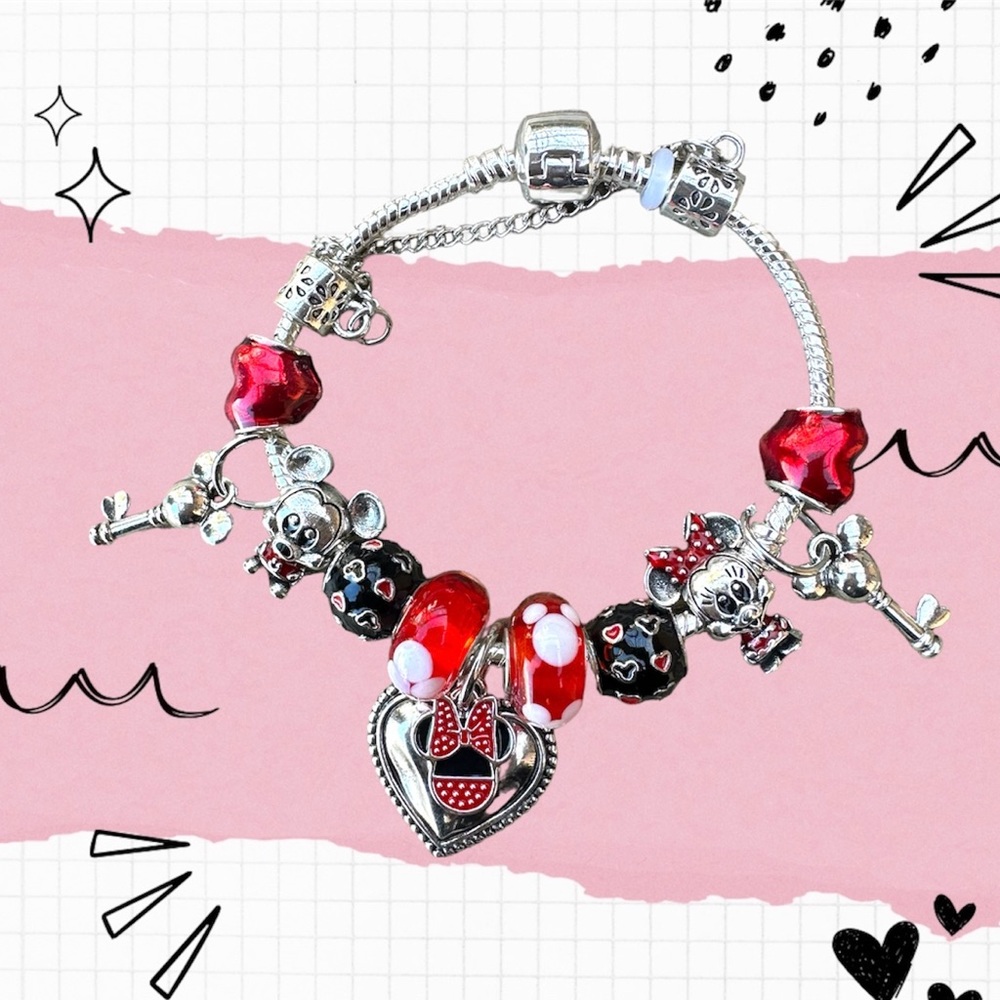 BABY MICKEY MINNIE BRACELET WITH CHARMS
